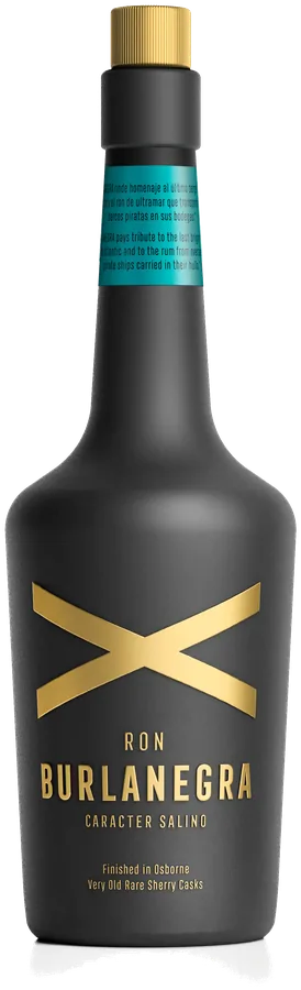Ron Burlanegra rum bottle