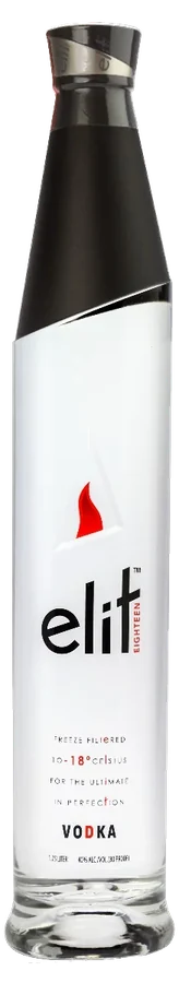 Elit vodka bottle