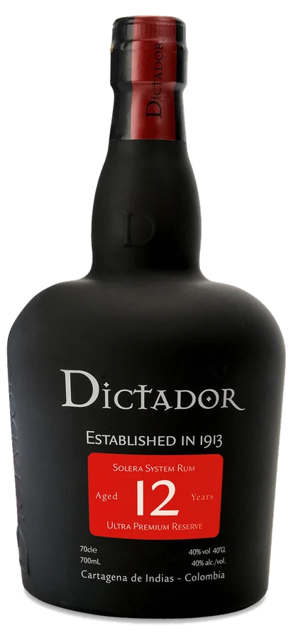 Dictador rum bottle
