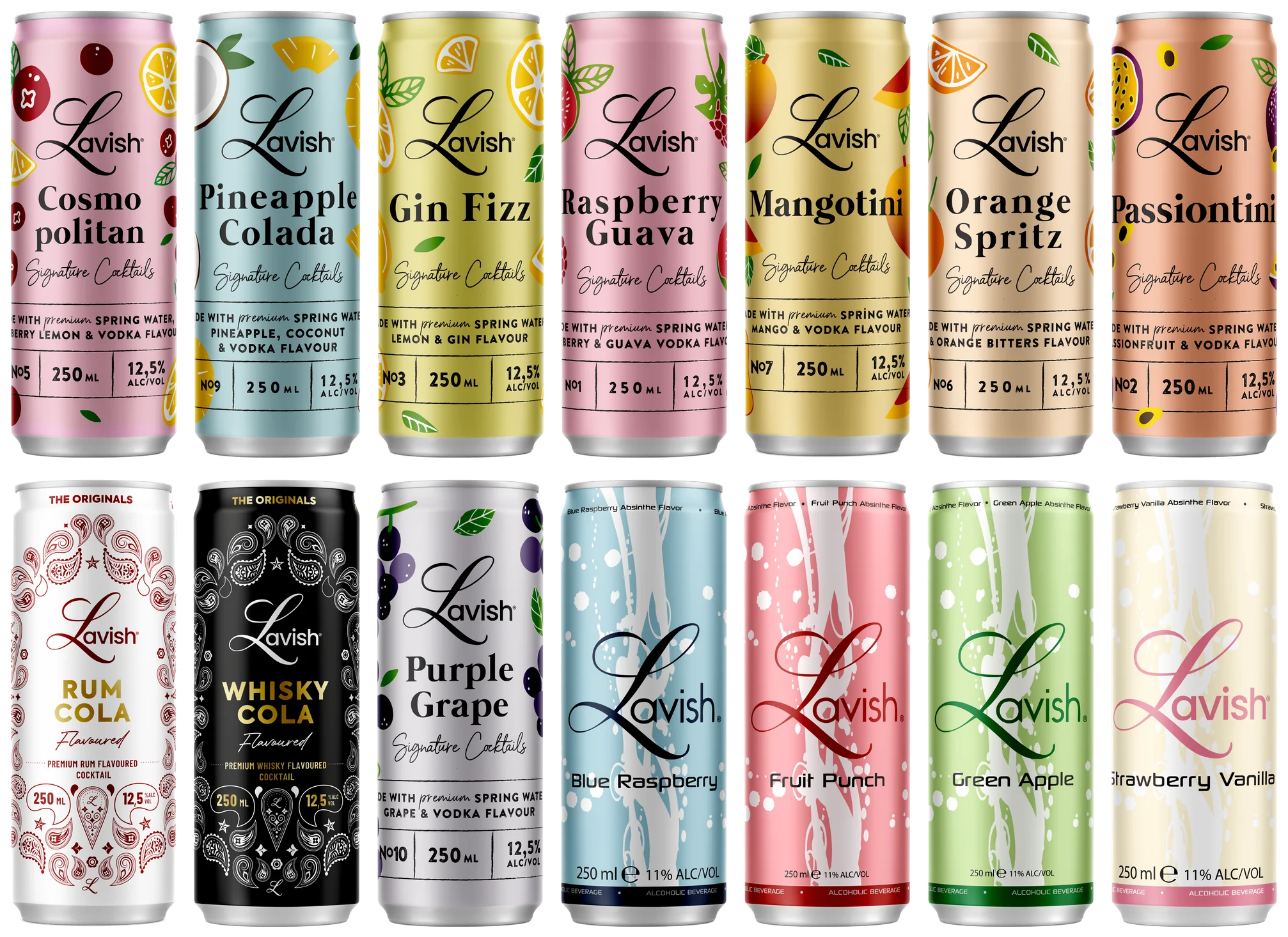 The full Lavish can range