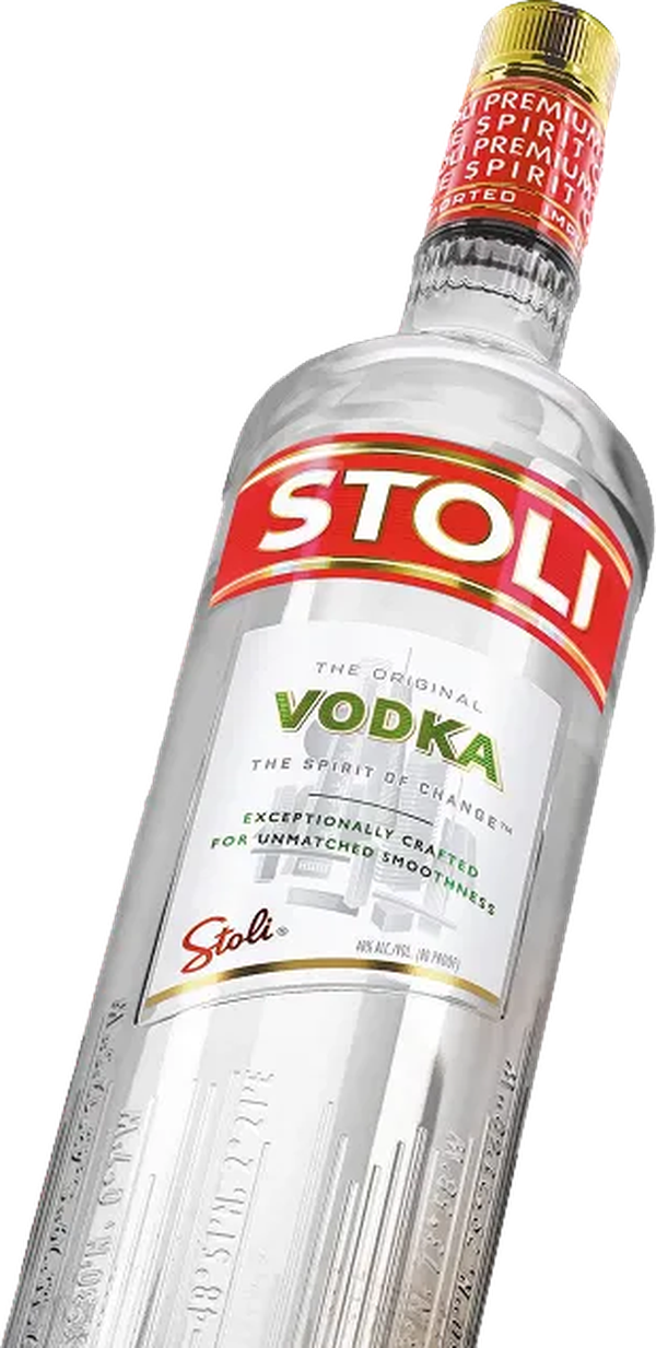 Stoli premium vodka bottle